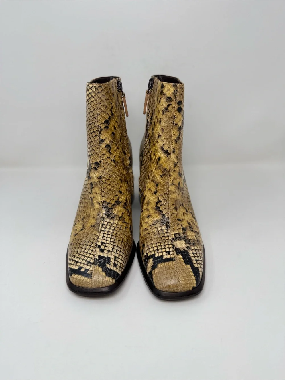 New Tory Burch Leather Ankle Boot Snake Embossed Sz 9.5